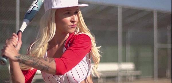  Baseball Loving Blonde Stevie Shae Loves An After Game Fuck